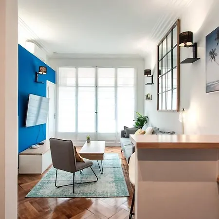 L24 Meyerbeer Promenade 1min Sea & Negresco Ac/balcony Apartment Nice