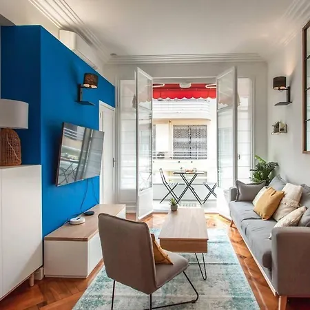L24 Meyerbeer Promenade 1min Sea & Negresco Ac/balcony Apartment